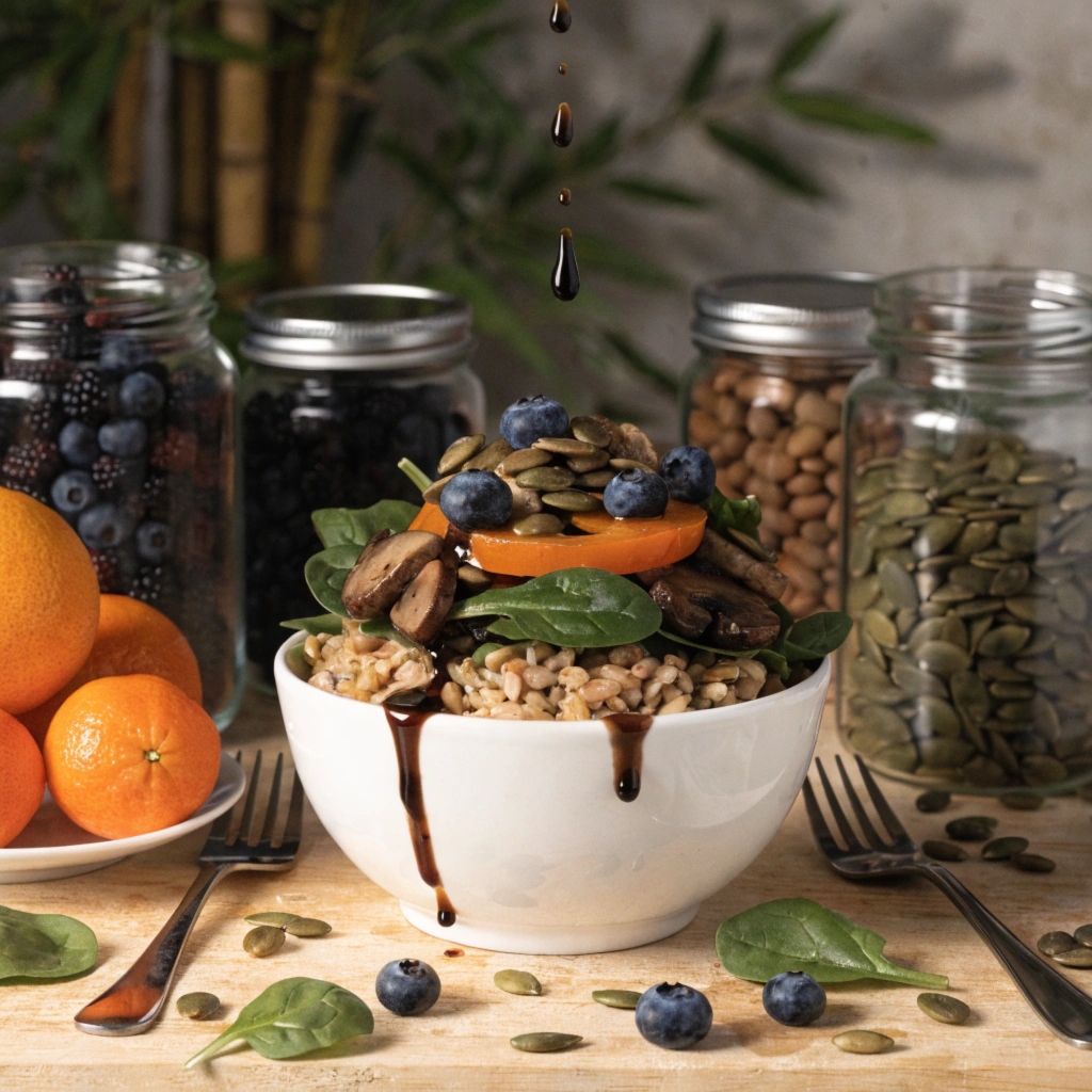 Norvexil capsule bottle and capsules displayed on a clean background